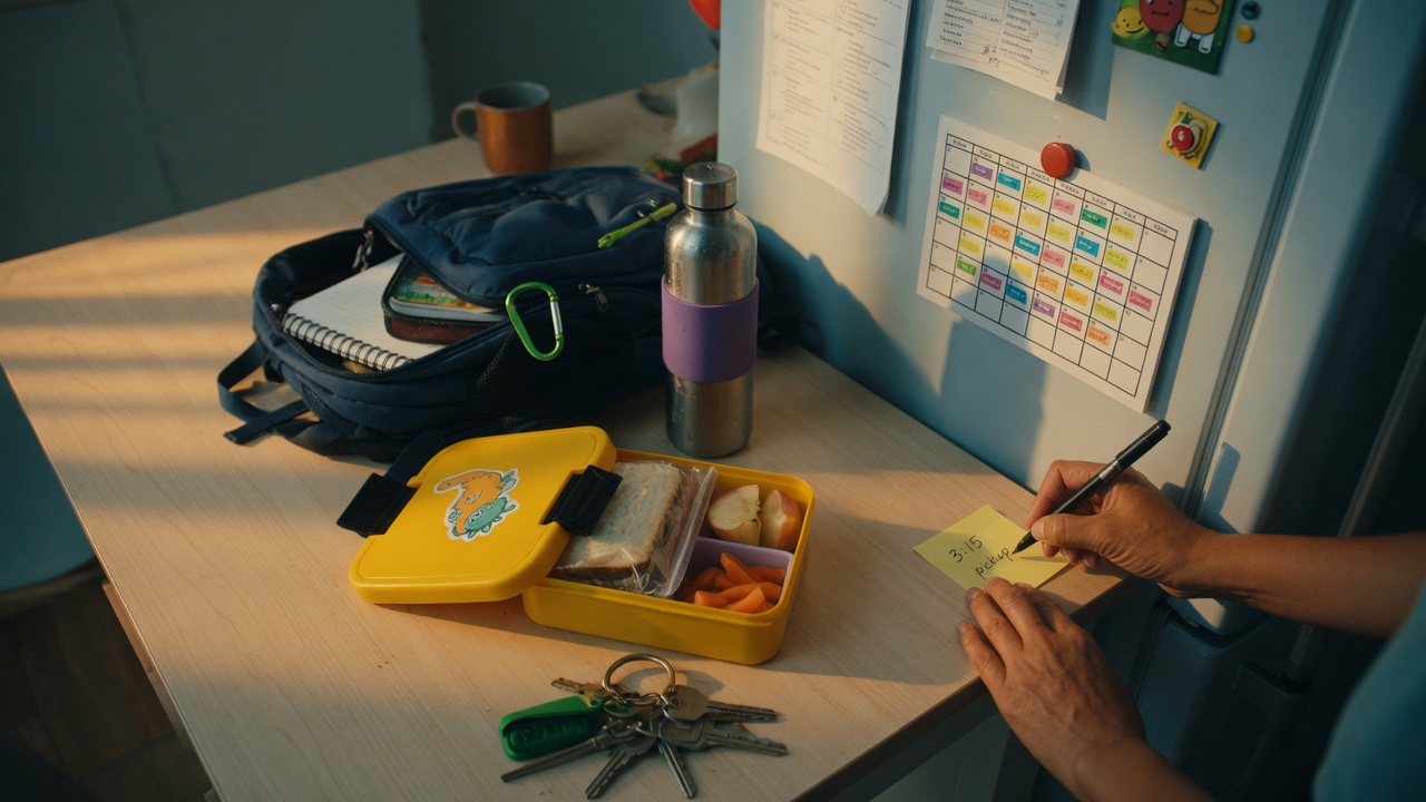 School Week OS — visual representation of the Home path